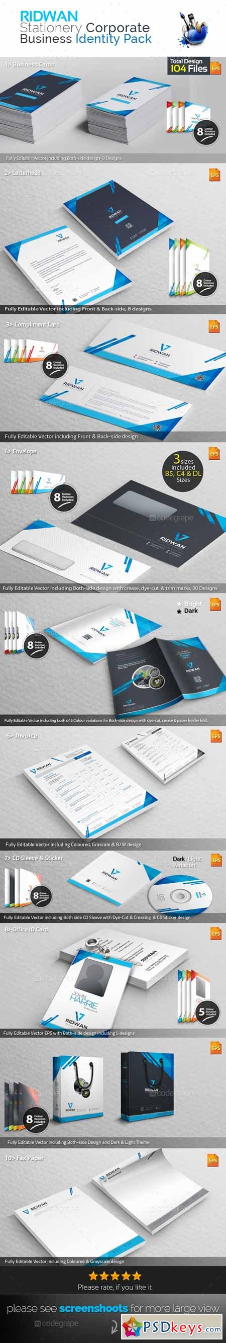 Corporate Business Identity Pack 4906