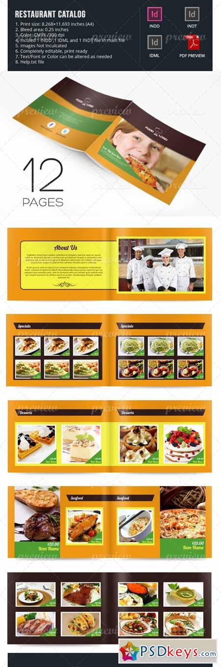 Restaurant Catalog 12 Pages 2587