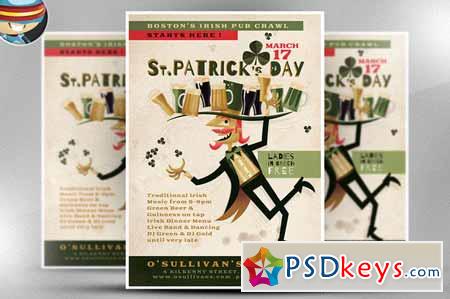 Illustrated St. Patricks Day Flyer
