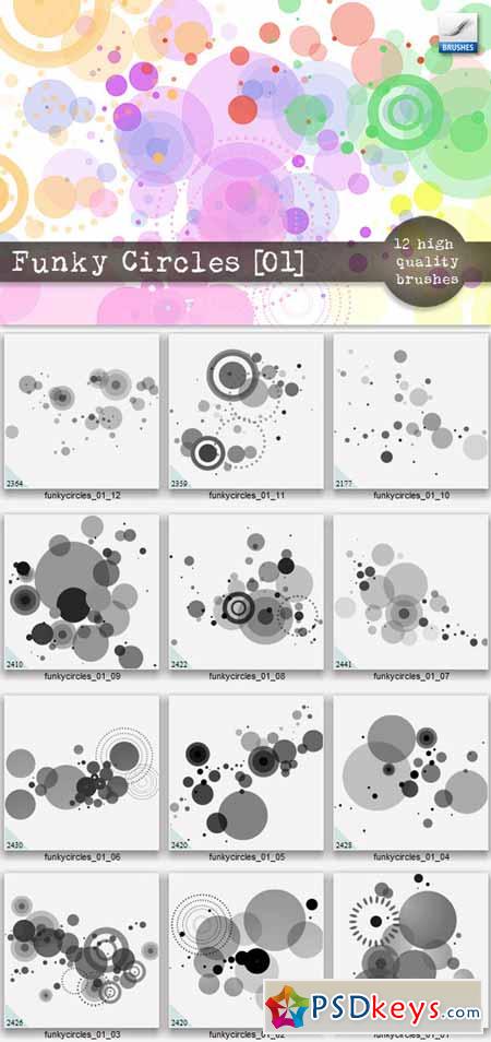 Funky Circles Brushes Vol. 01 109971