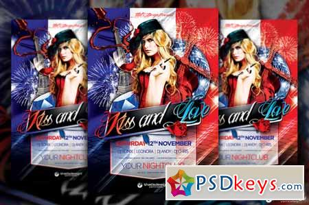 French Party Flyer Template V1 90506