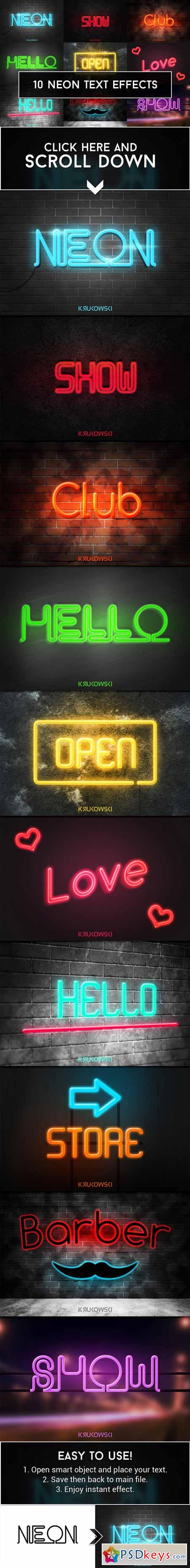 Neon Text Effects 218320