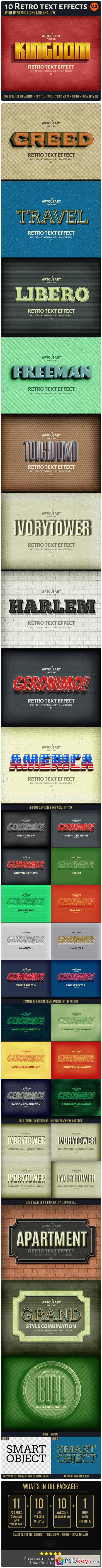 10 Retro Text Effect v.2 10692122