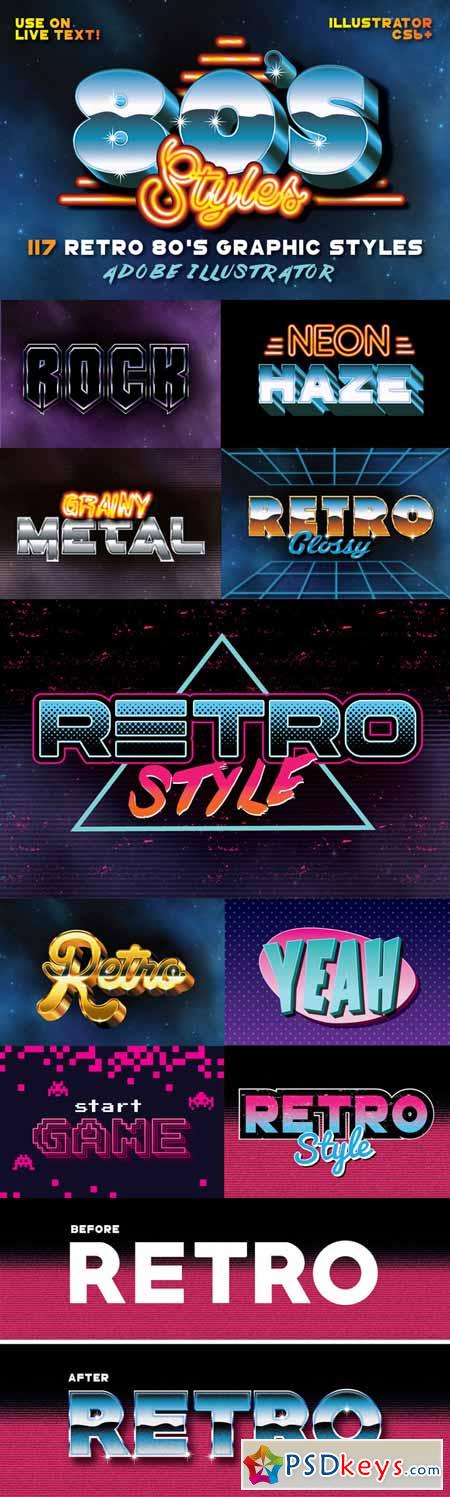 80's Retro Graphic Styles 213806