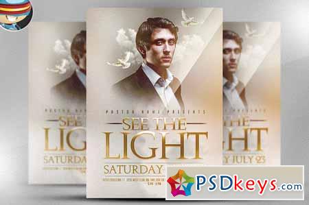 See The Light Flyer Template 61220
