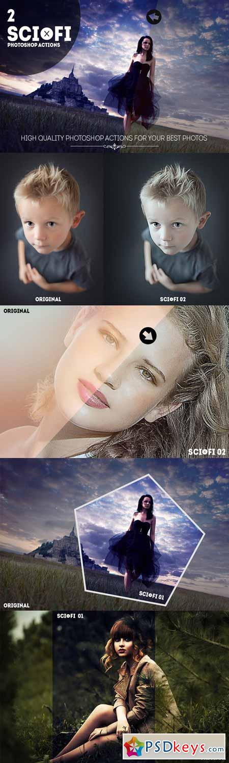 Sci-fi Photoshop Actions 92498