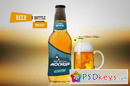 Beer Bottle - Mockup 218612