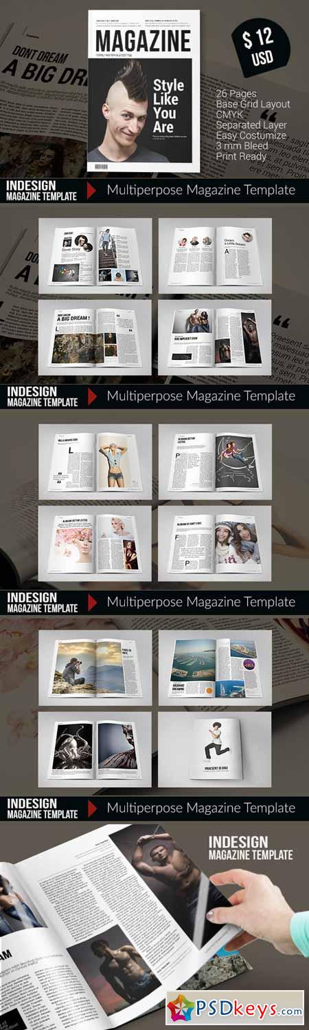 Indesign Magazine Template 219739