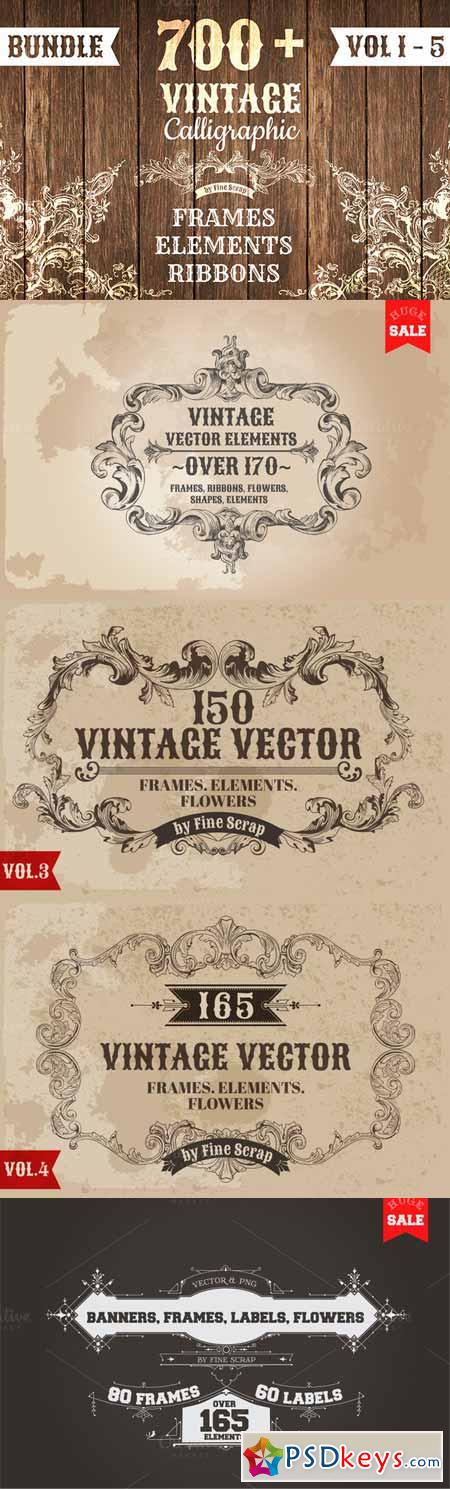 700+ Vintage Bundle (All 5 Volumes) 41176