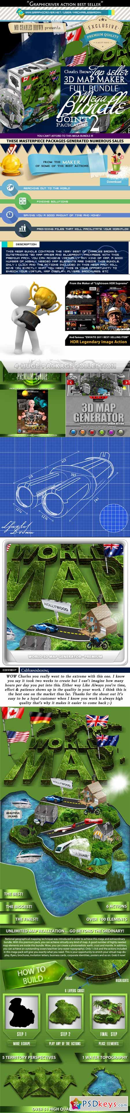All Charles Brown's 3D Map Maker Bundle 10682400