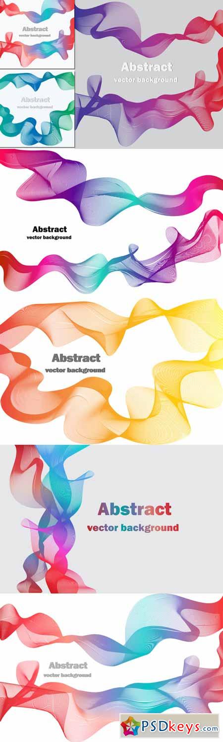Abstract vector wave background 222118