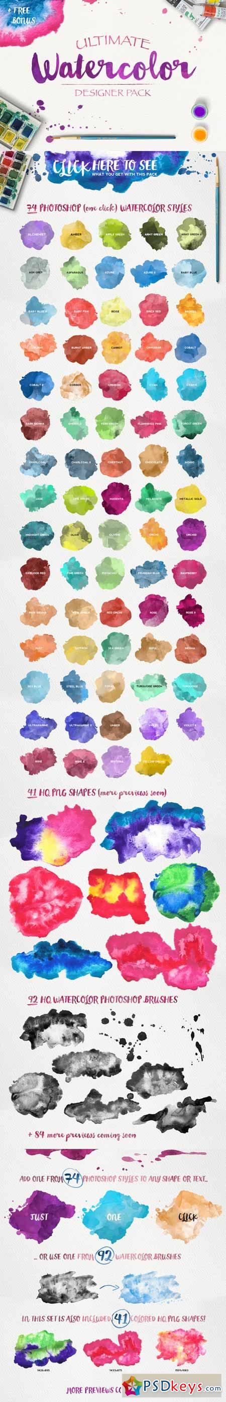 Watercolor Ultimate Designer KIT 223071