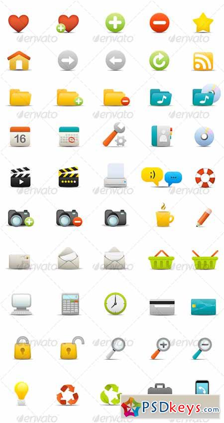 50 Cool matte icons 37836