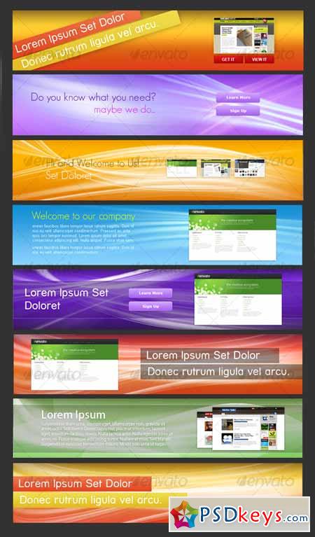 8 Graphical Headers for your website. 33730