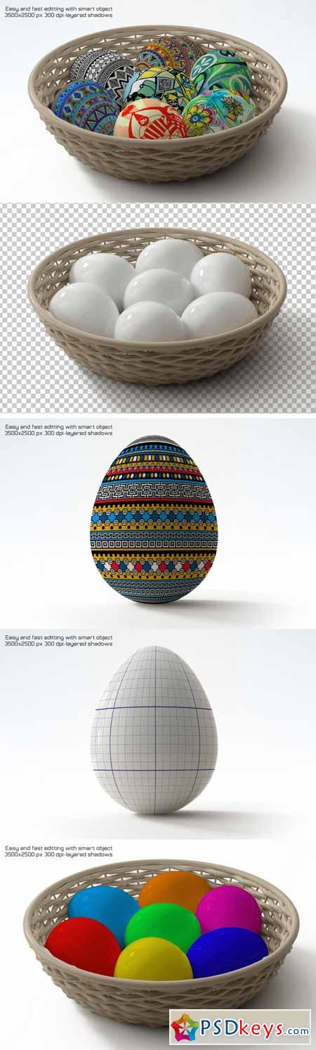 Easter Eggs Mock-up 225368 » Free Download Photoshop ...
