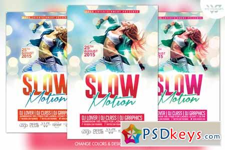 Slow Motion Flyer Template 228248