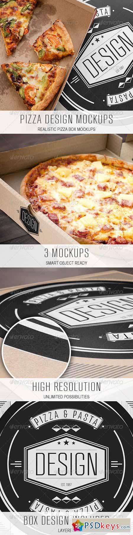 Pizza Design Mockup