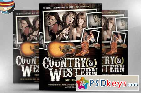 Country and Western Flyer Template 2 66077