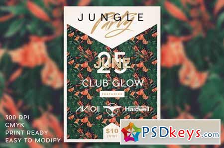 Jungle Party Flyer 227750