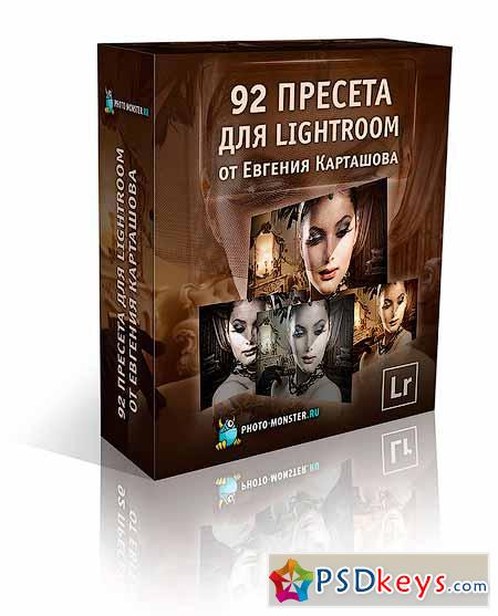 92 Lightroom Presets by Eugene Kartashov