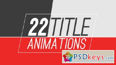 25 Title Animations - After Effects Projects