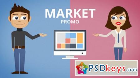 Product Agency Market App Website Promo - After Effects Projects