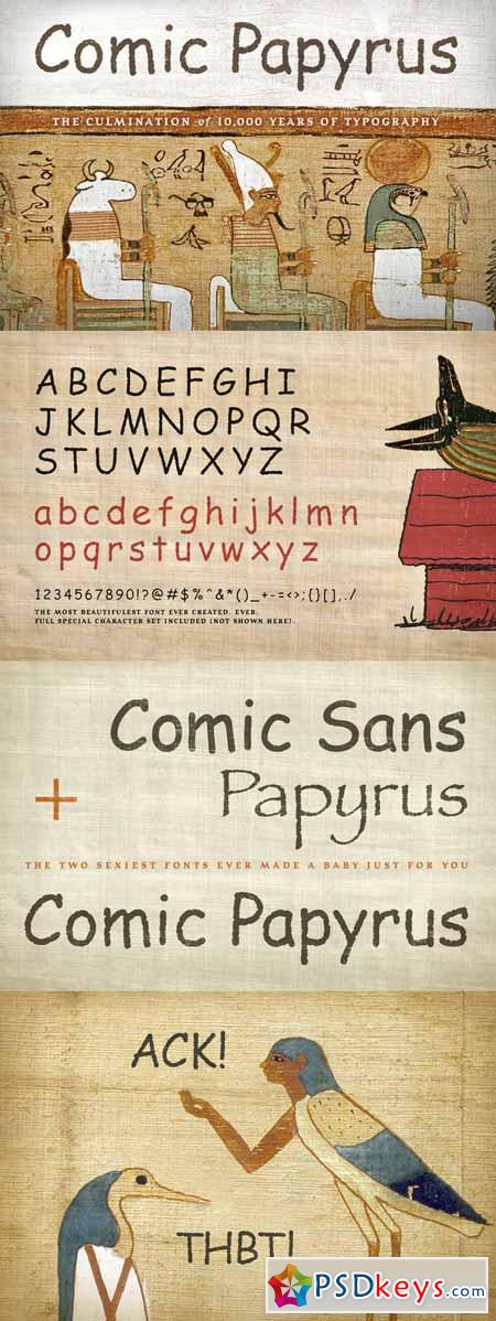 Comic Papyrus Font - FINALLY! 229510