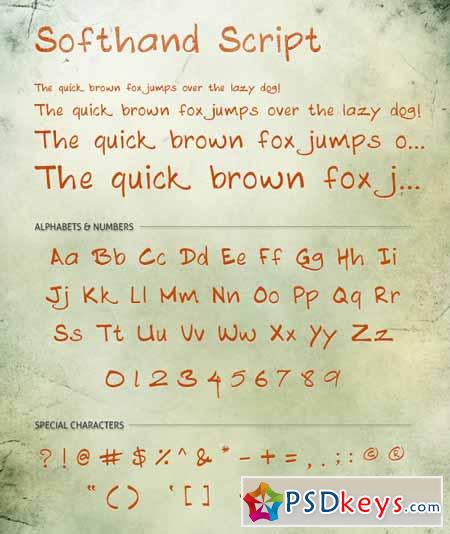 Softhand Script 133369