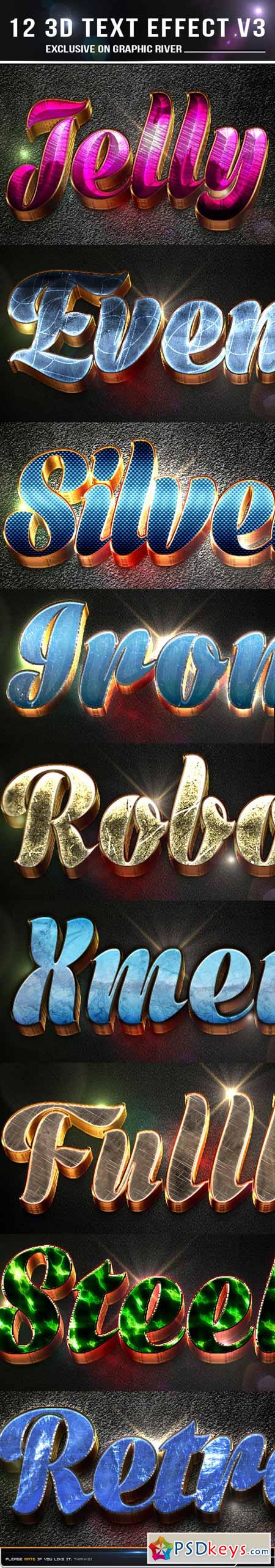 12 3d Text Effect v4 10938614