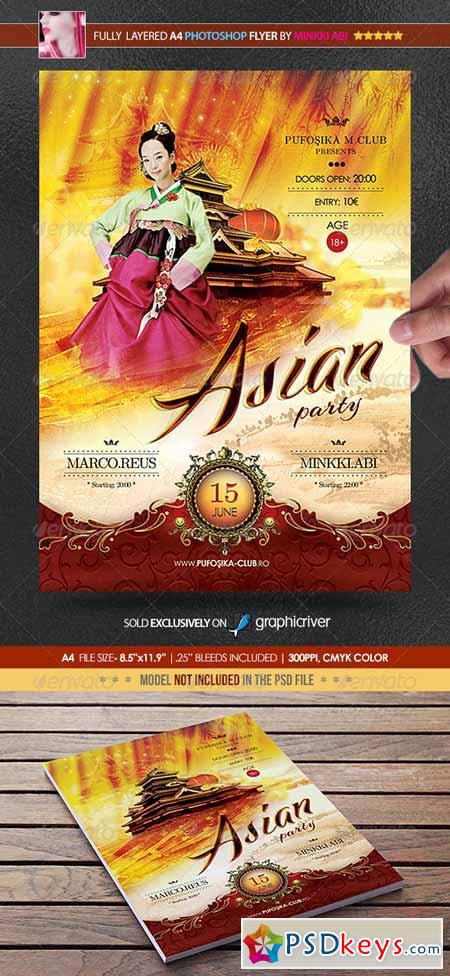 Asian Party Poster Flyer 4734187
