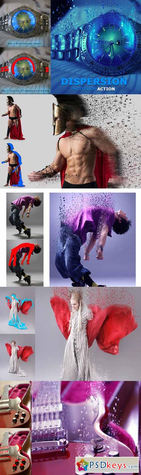 Dispersion Photoshop Action 234941