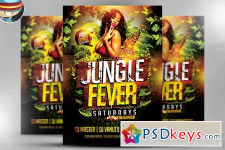 Jungle Fever PSD Flyer Template 22629