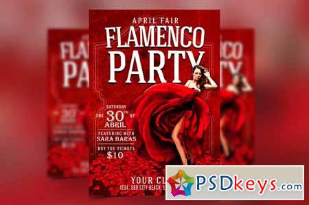 Flamenco Flyer PSD Template 236244