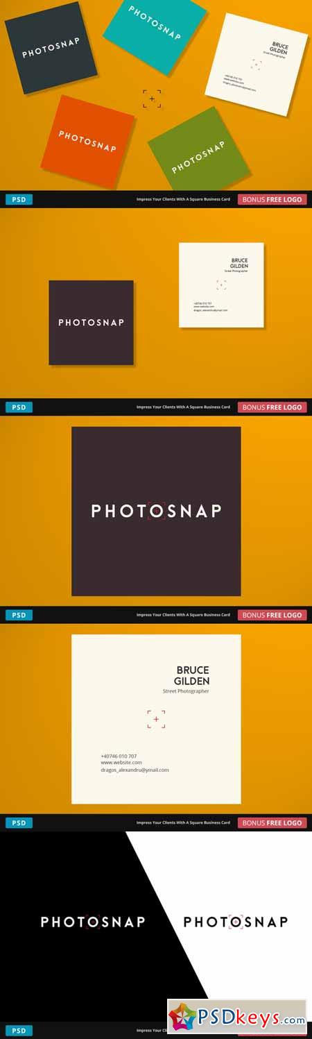 PhotoSnap Business Card - Square 218975