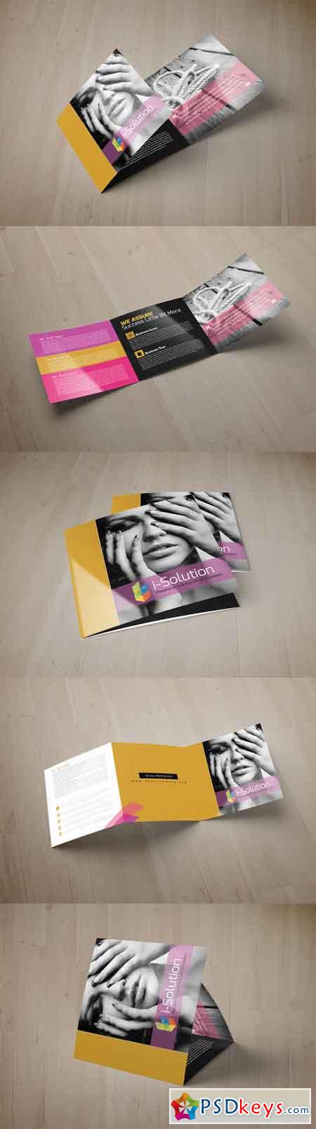 Stylish Square Tri Fold Brochure 238033