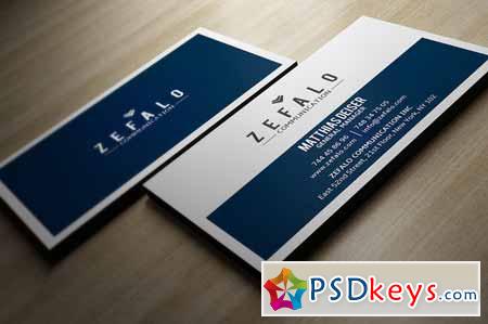Clear Simple Business Card 93989