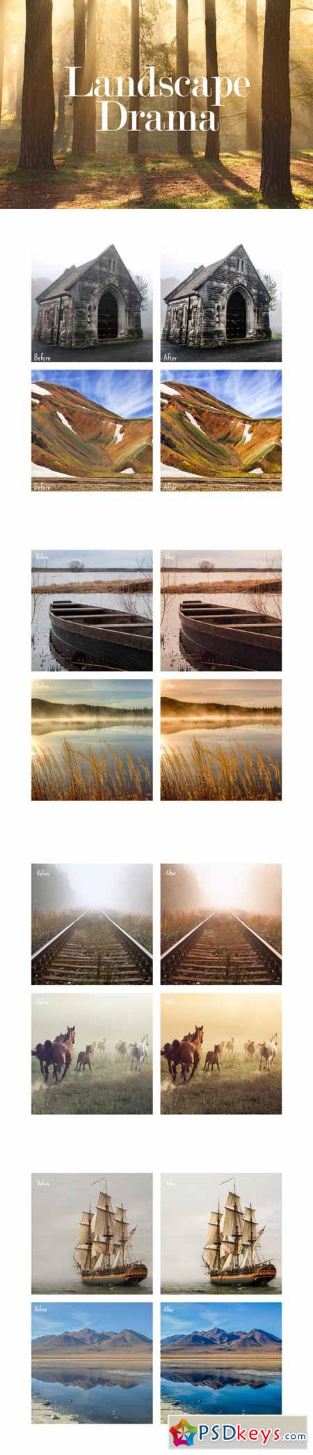 Landscape Drama Lightroom Presets 65365