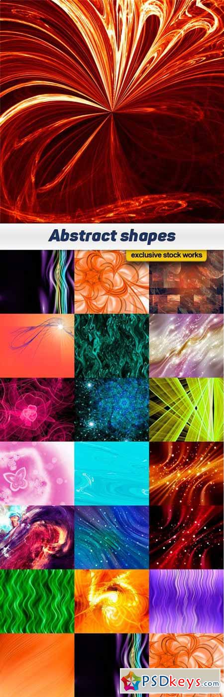 Abstract shapes - 20 UHQ JPEG