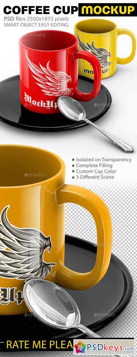 Cup Mock-Up. Colorize Mug 10943358