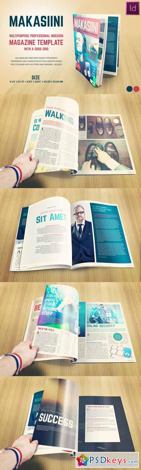 Makasiini - Indesign mag template 238355