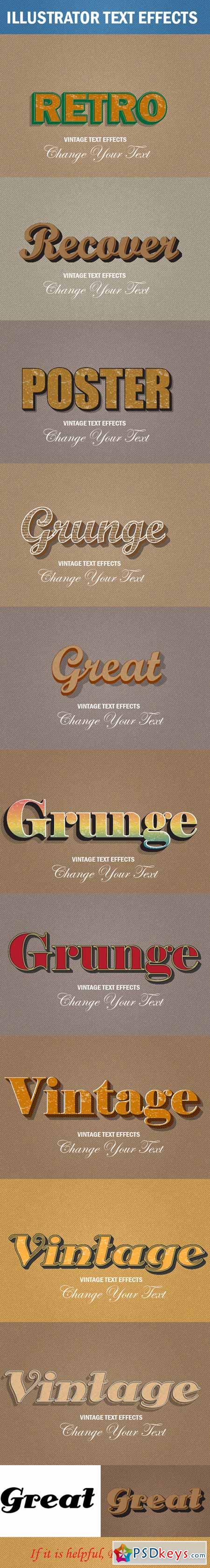 Vintage Text Effects 11036293