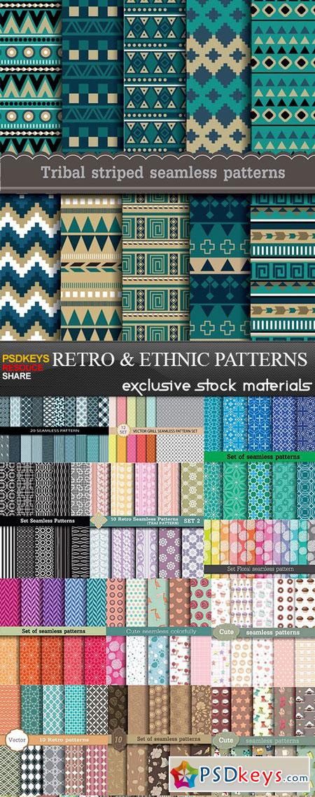 Retro & Ethnic Patterns, 24xEPS