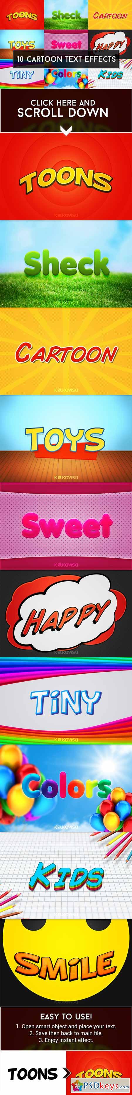 Cartoon Text Effects 242238