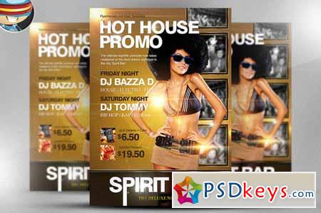 Hot House Promo Flyer Template 17543
