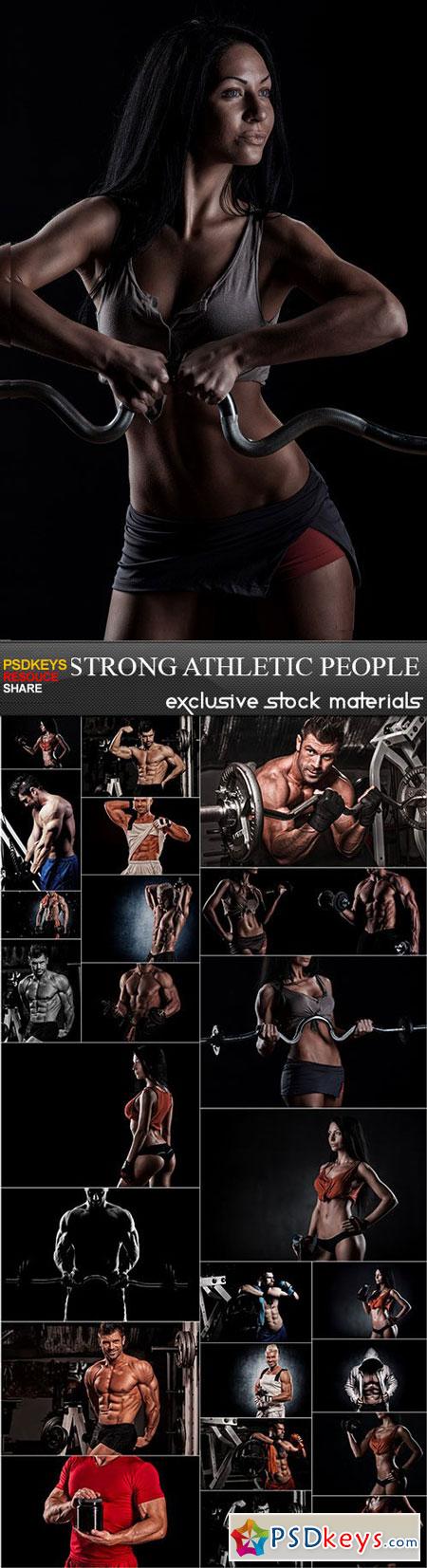 Strong Athletic People, 25xUHQ JPEG