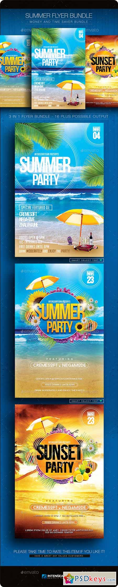 Summer Flyer Bundle V.1 10903746