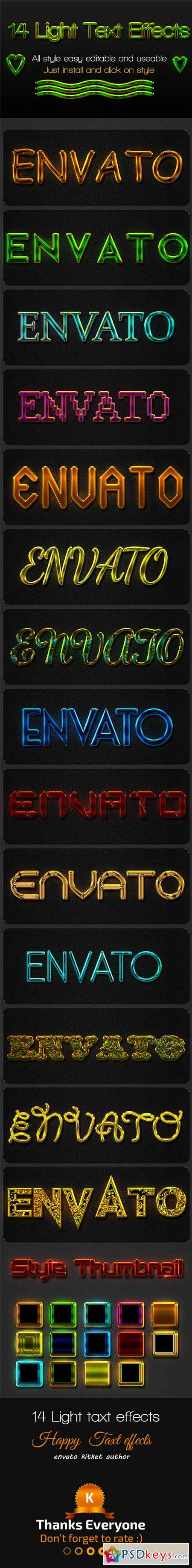 14 Light Text Effects 11035788