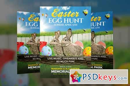 Easter Egg Hunt - Flyer Template 229274