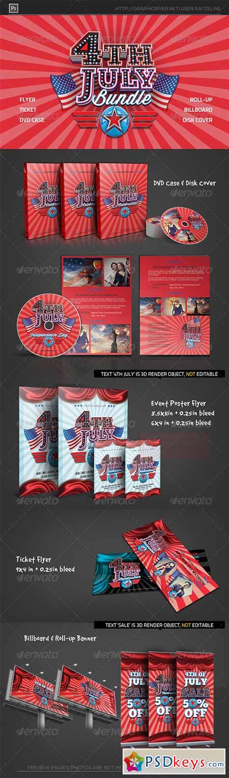 Fourth of July Celebration Event Promotion Package 8022083