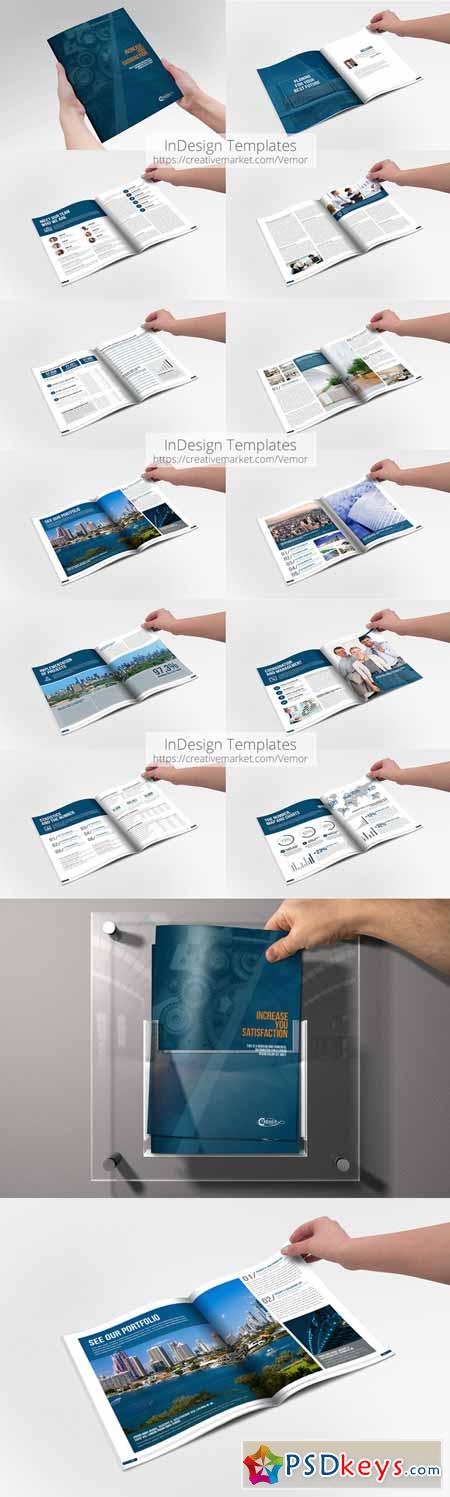 Business Annual InDesign Template 250756